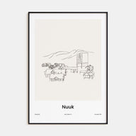 Nuuk Drawn Poster
