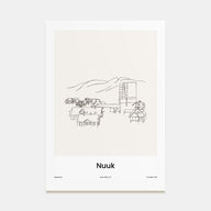 Nuuk Drawn Poster