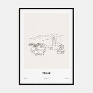 Nuuk Drawn Poster