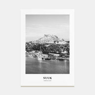 Nuuk Portrait B&W Poster