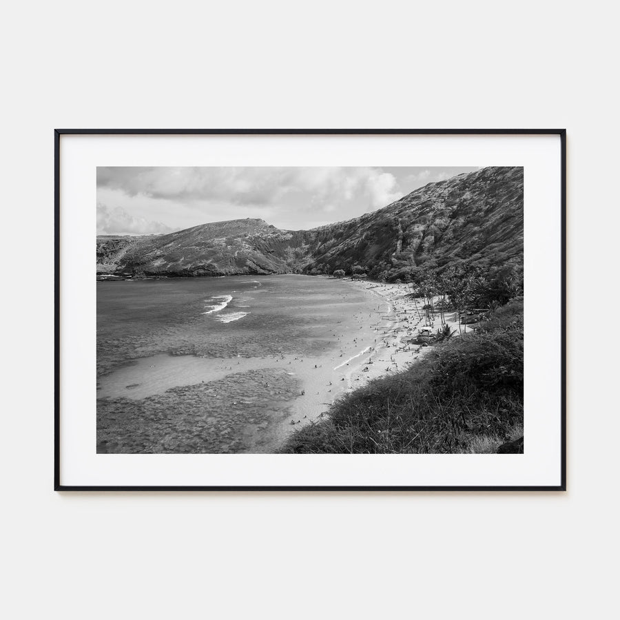 O‘ahu Landscape B&W Poster