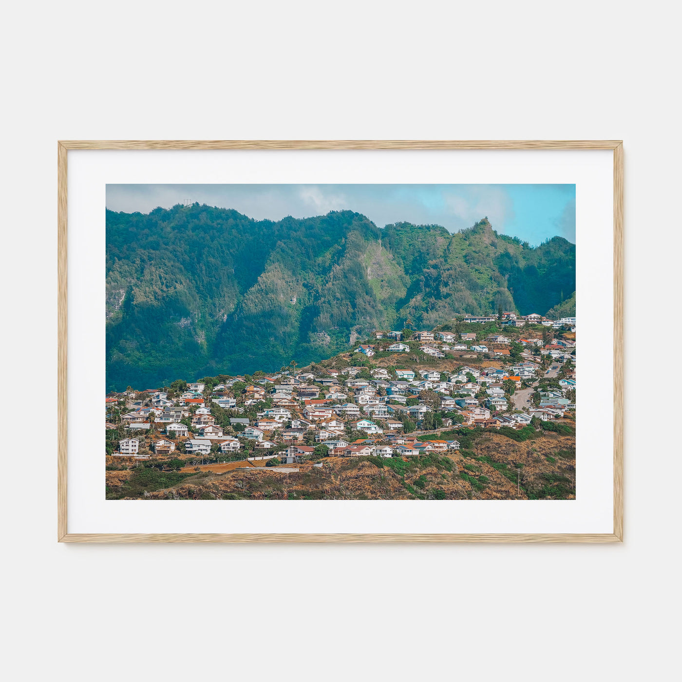 O‘ahu Landscape Color Poster