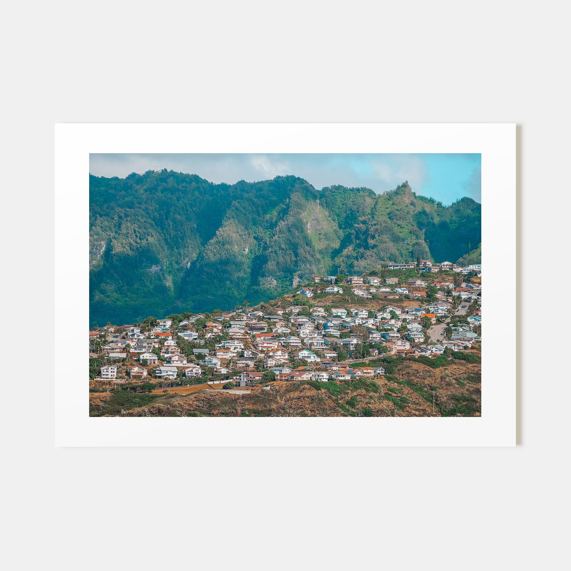 O‘ahu Landscape Color Poster