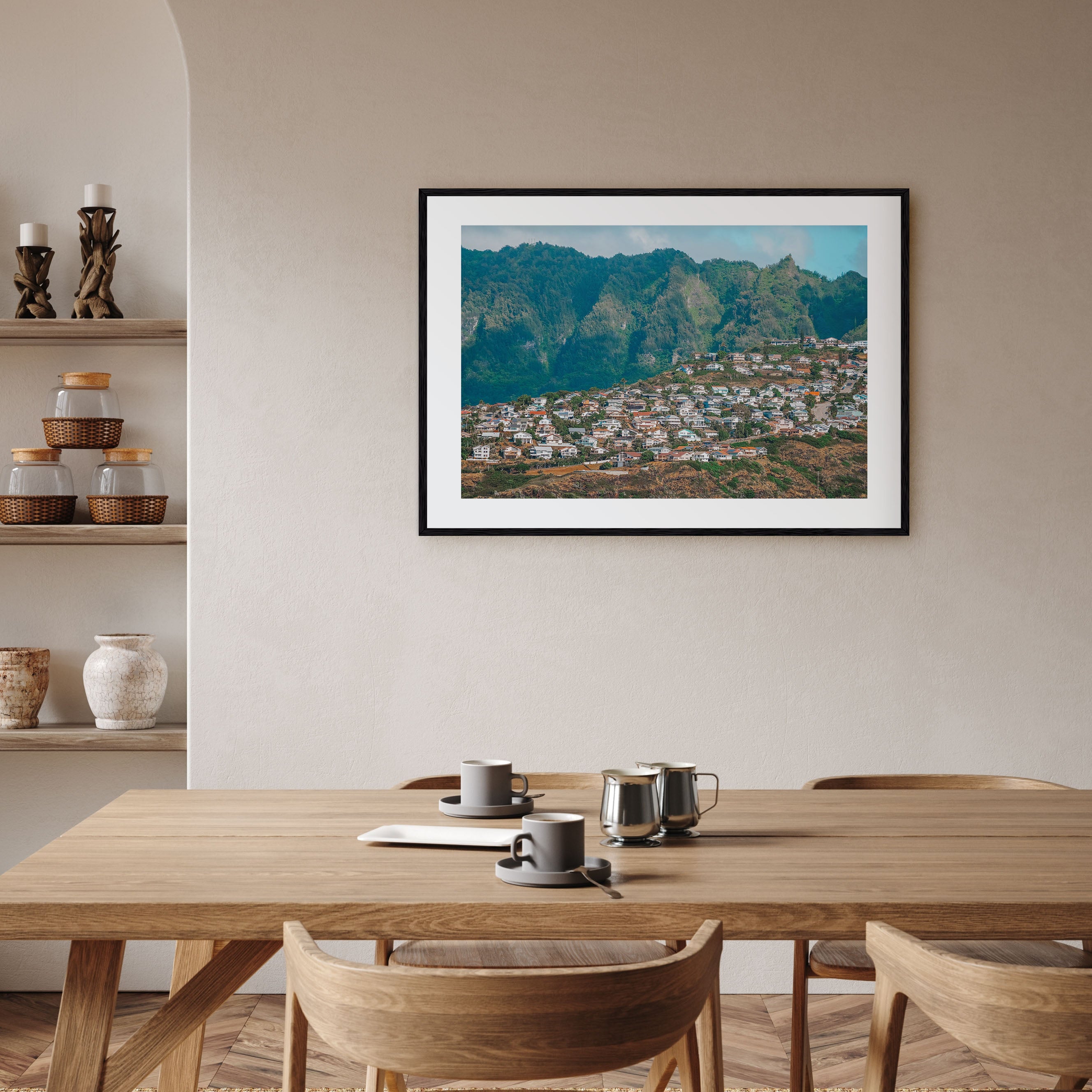 O‘ahu Landscape Color Poster