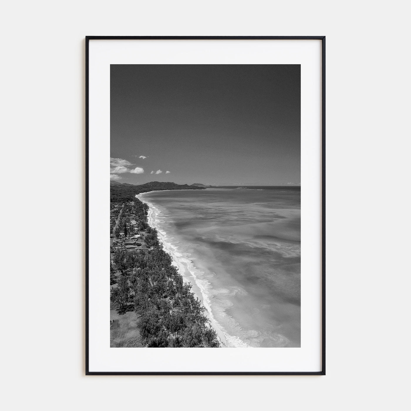 O‘ahu Photo B&W No 2 Poster