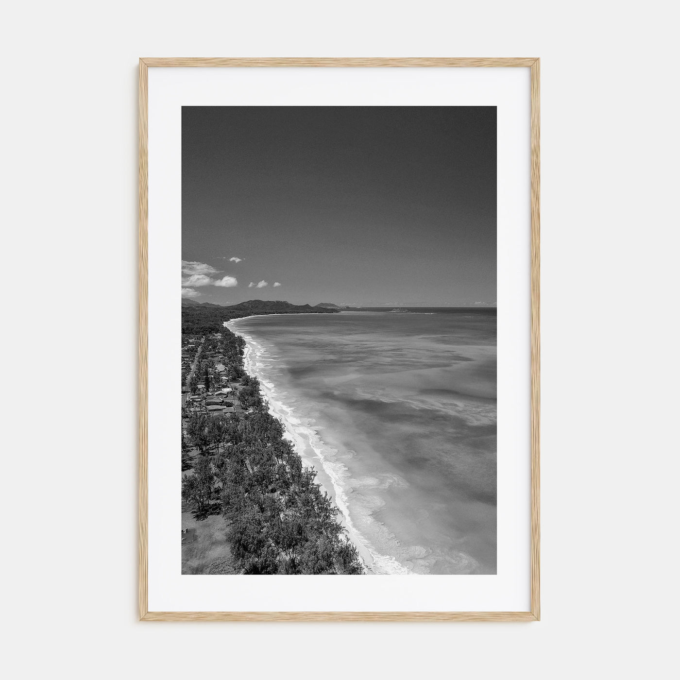 O‘ahu Photo B&W No 2 Poster