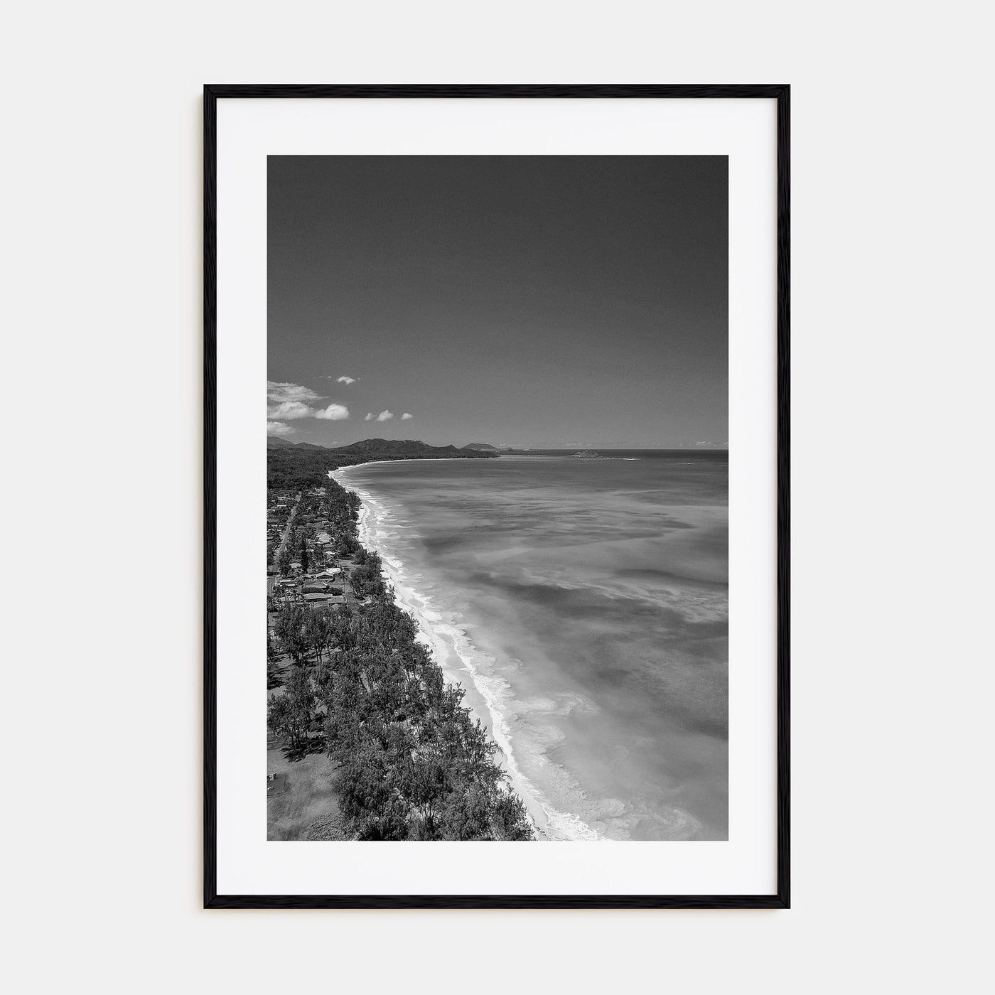O‘ahu Photo B&W No 2 Poster