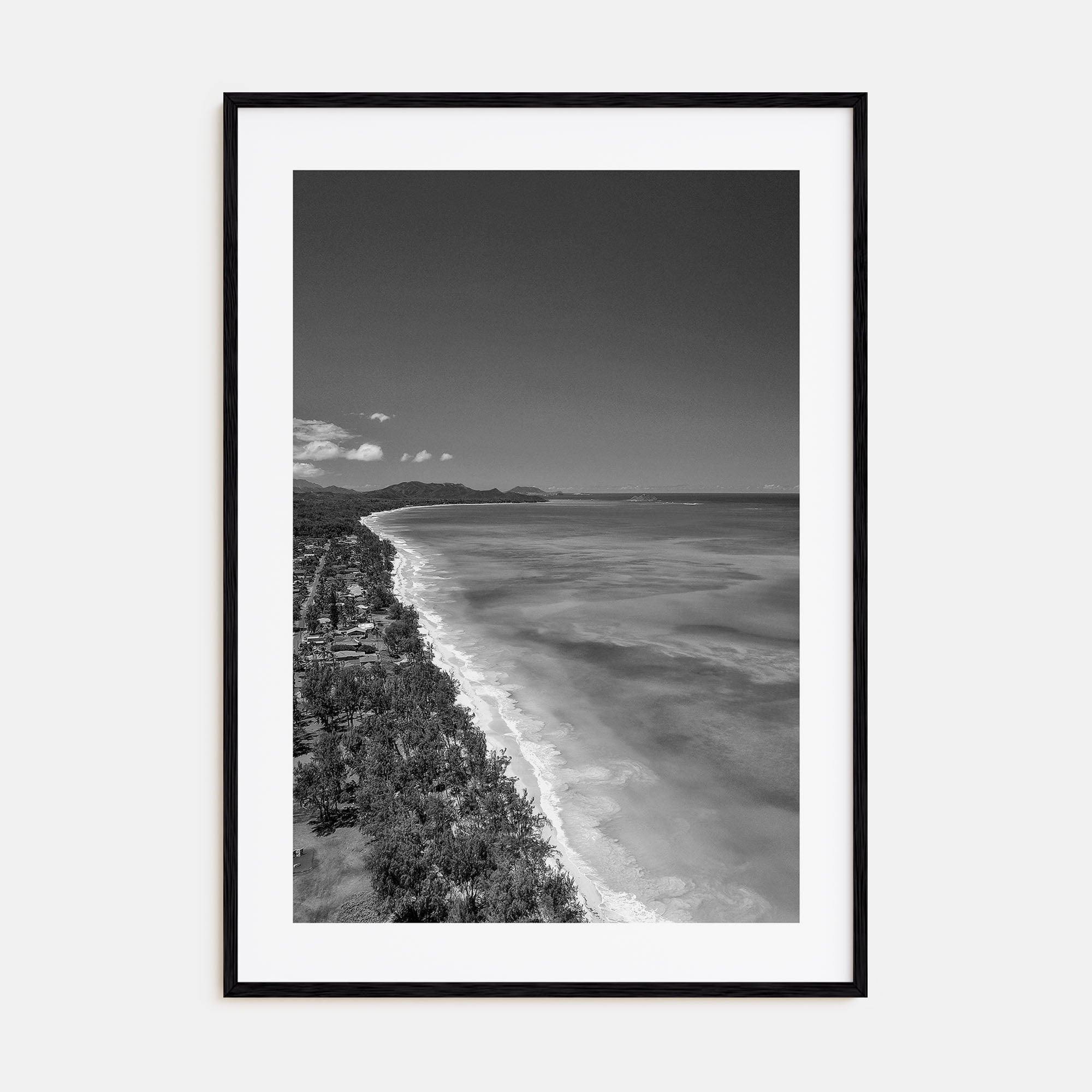 O‘ahu Photo B&W No 2 Poster