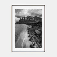 O‘ahu Photo B&W No 3 Poster