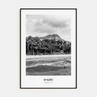 O‘ahu Portrait B&W Poster