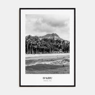 O‘ahu Portrait B&W Poster