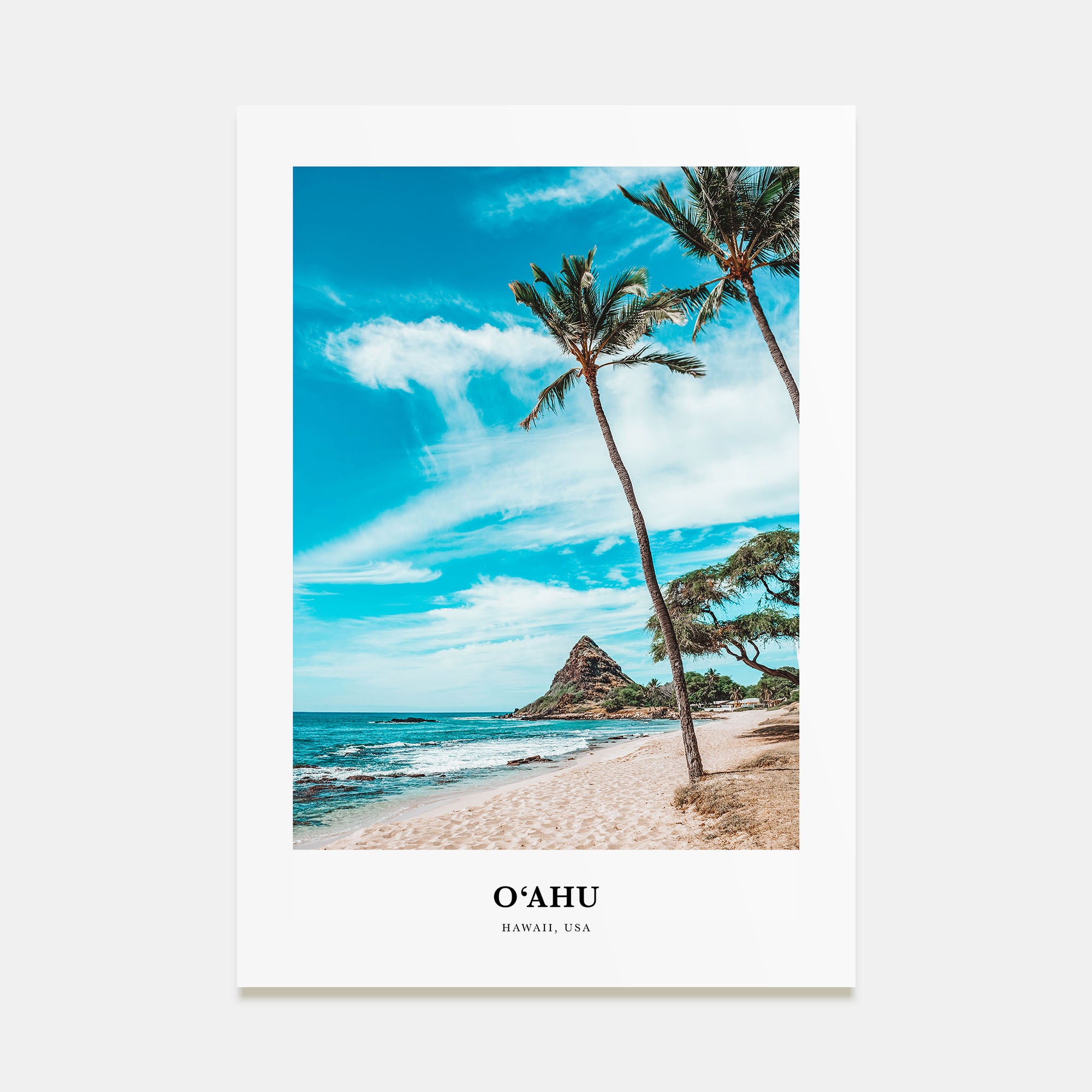O‘ahu Portrait Color Poster