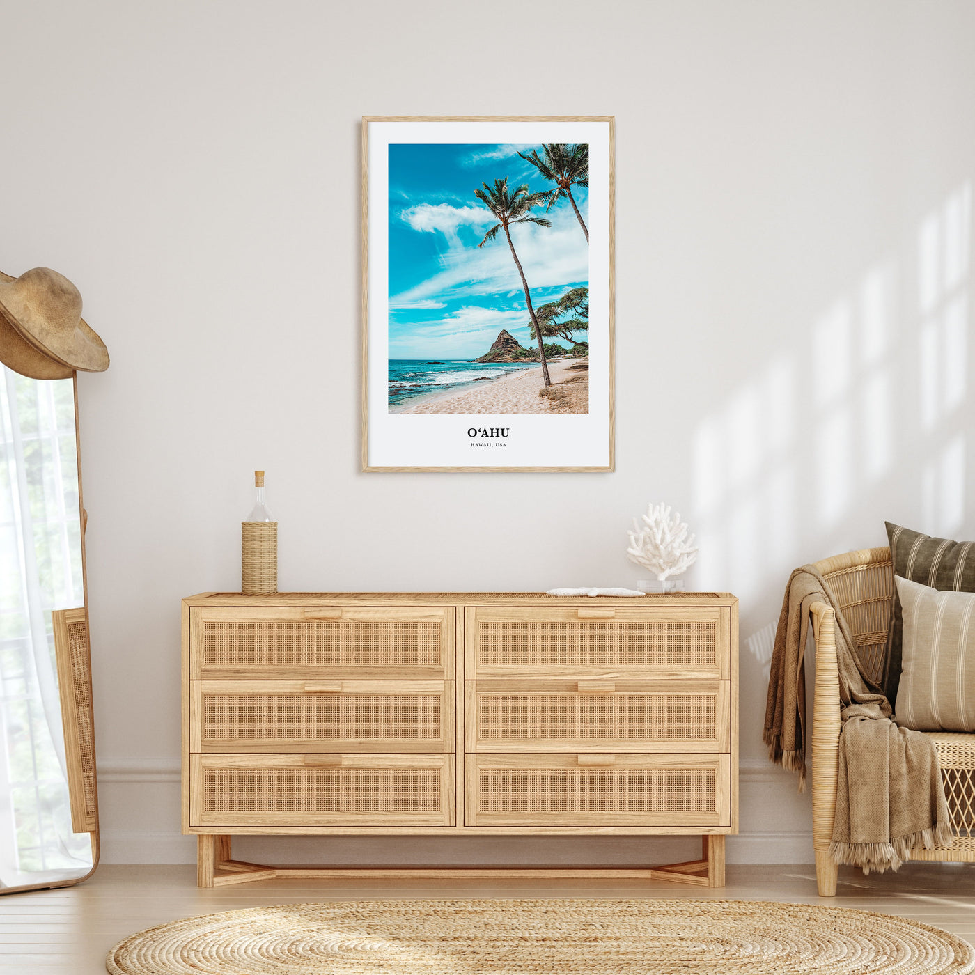 O‘ahu Portrait Color Poster