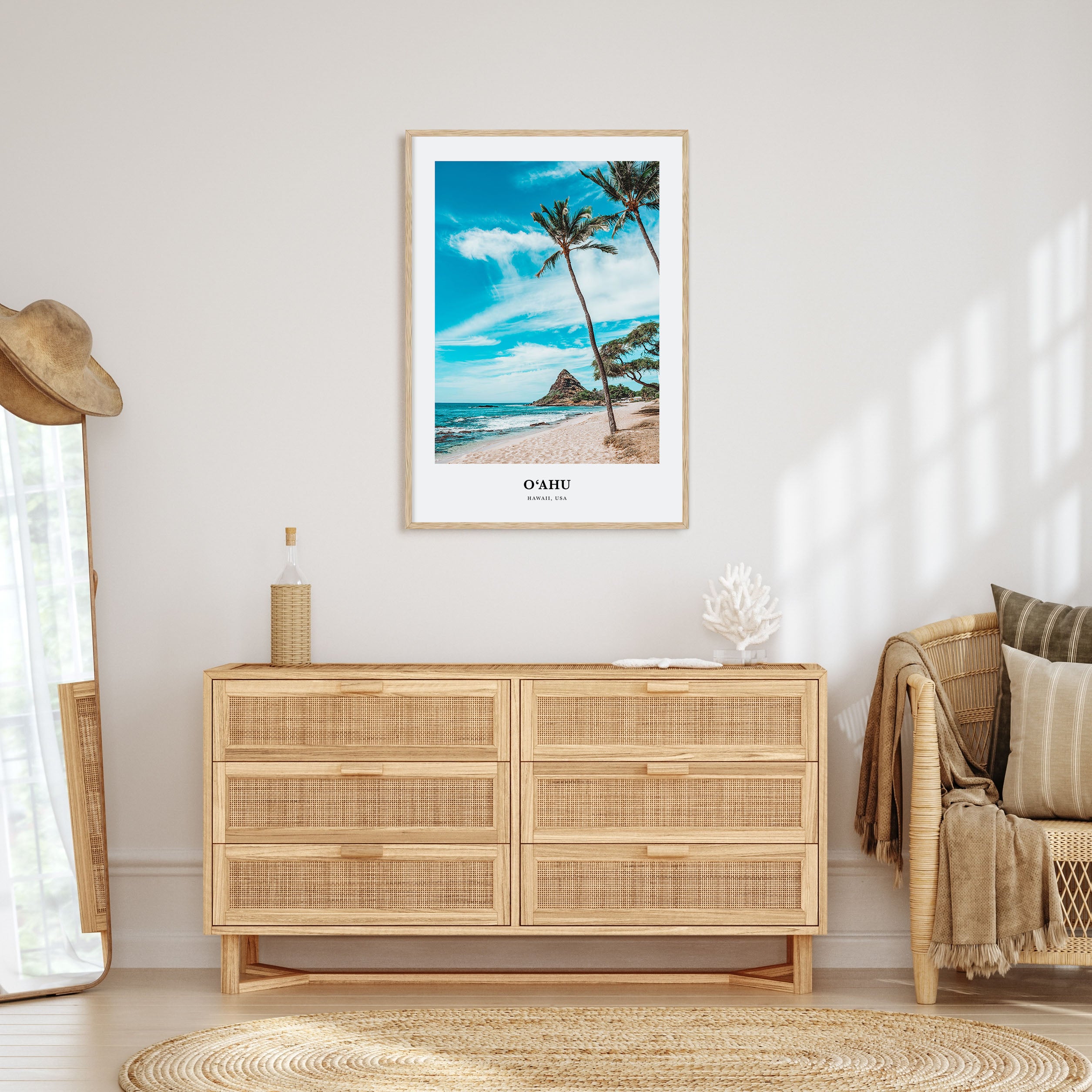 O‘ahu Portrait Color Poster