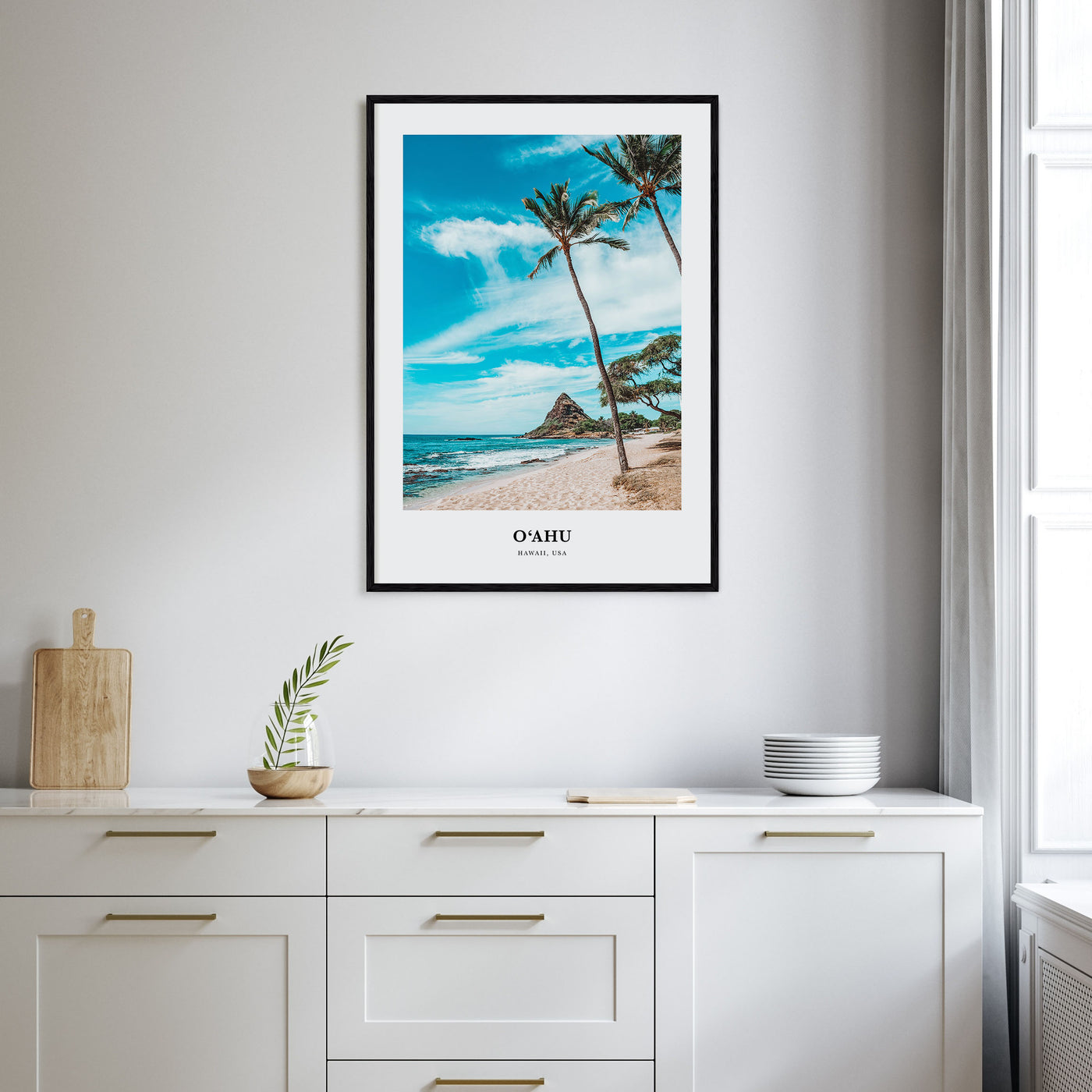 O‘ahu Portrait Color Poster