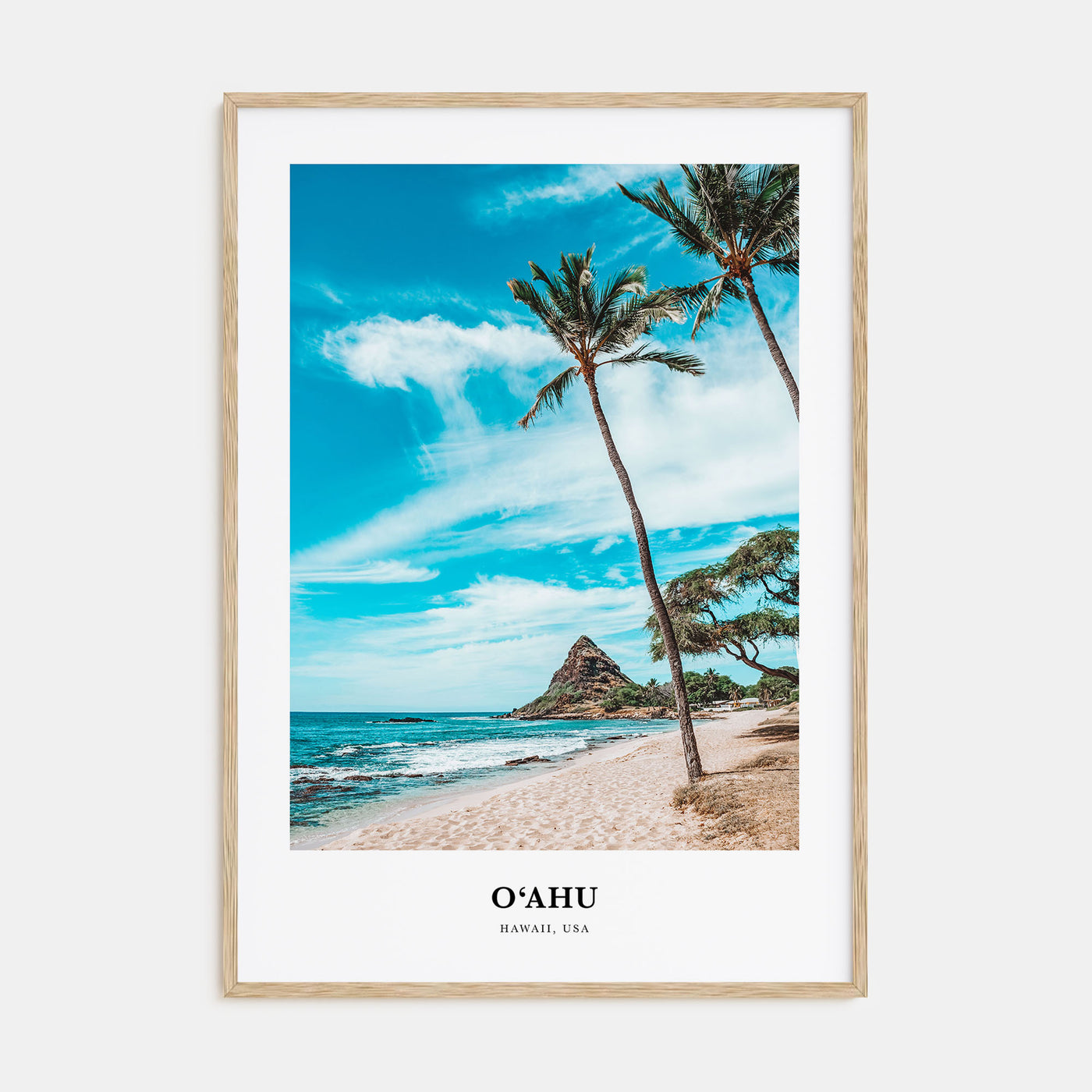 O‘ahu Portrait Color Poster