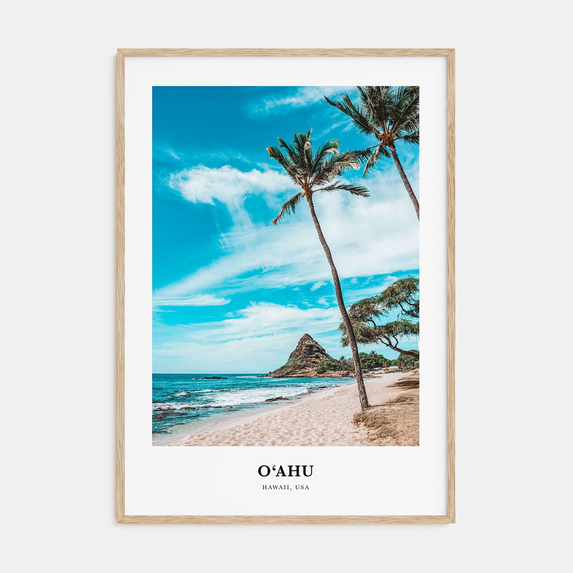 O‘ahu Portrait Color Poster