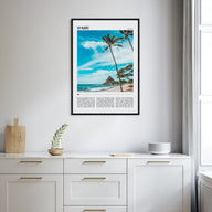 O‘ahu Travel Color Poster