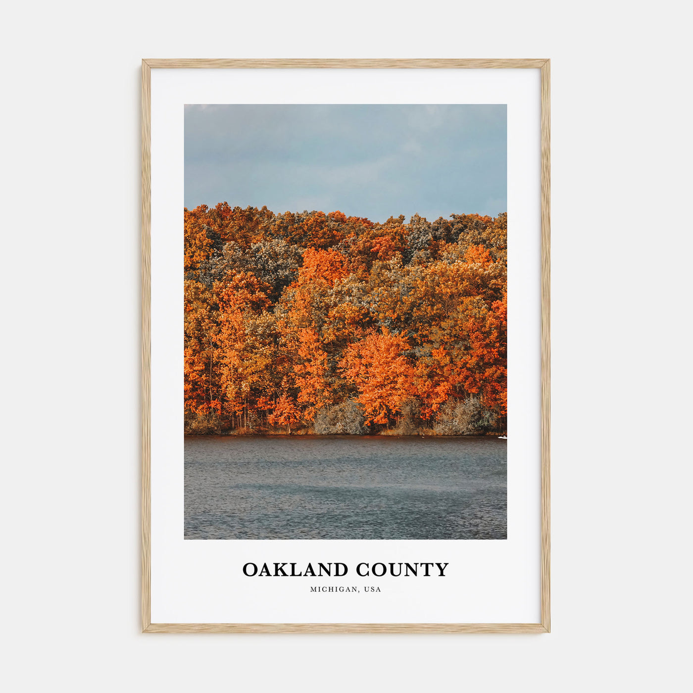 Oakland County Portrait Color Poster