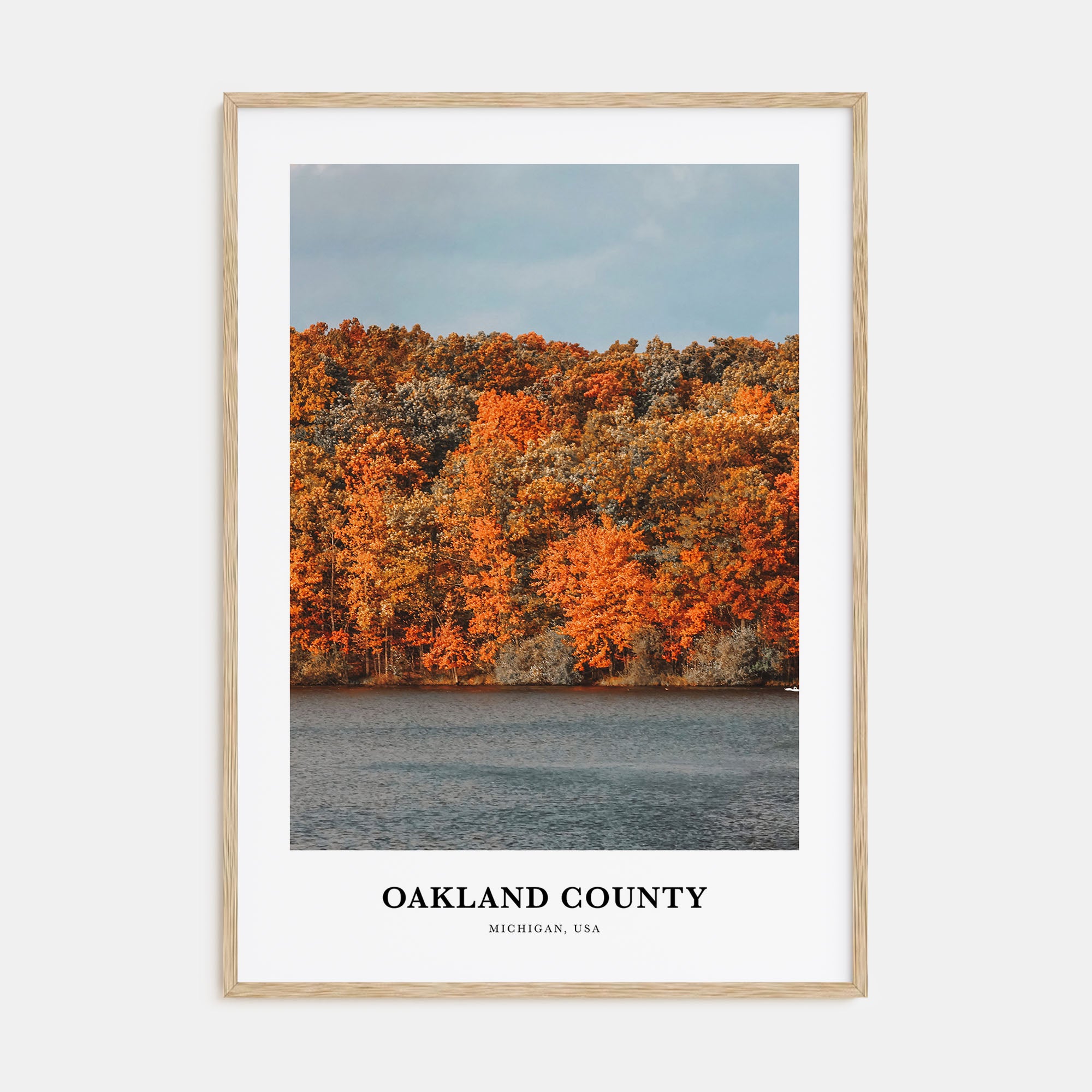 Oakland County Portrait Color Poster