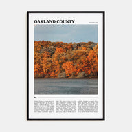 Oakland County Travel Color Poster