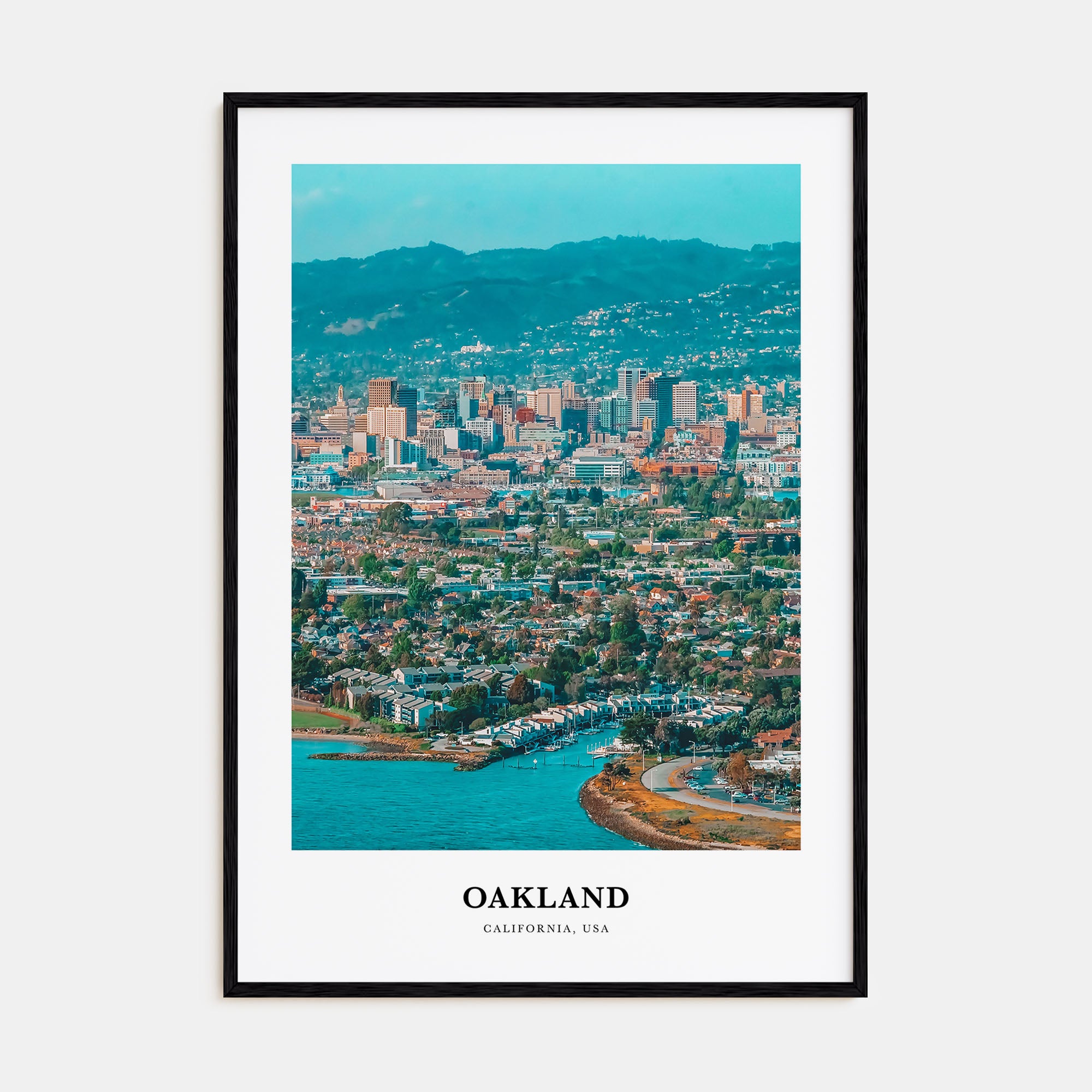Oakland Portrait Color Poster
