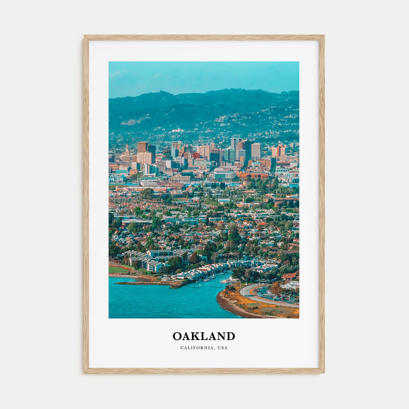 Oakland Portrait Color Poster