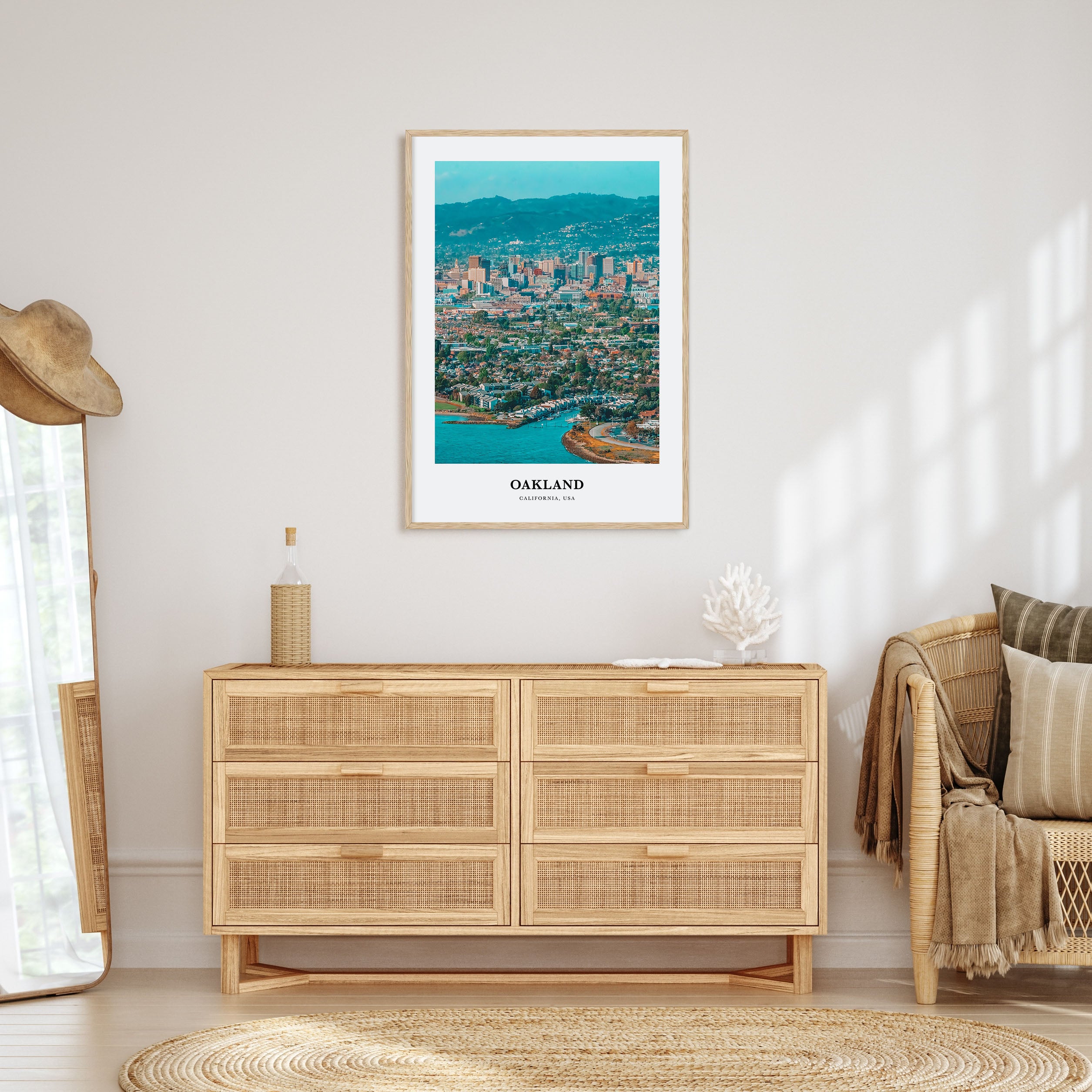 Oakland Portrait Color Poster
