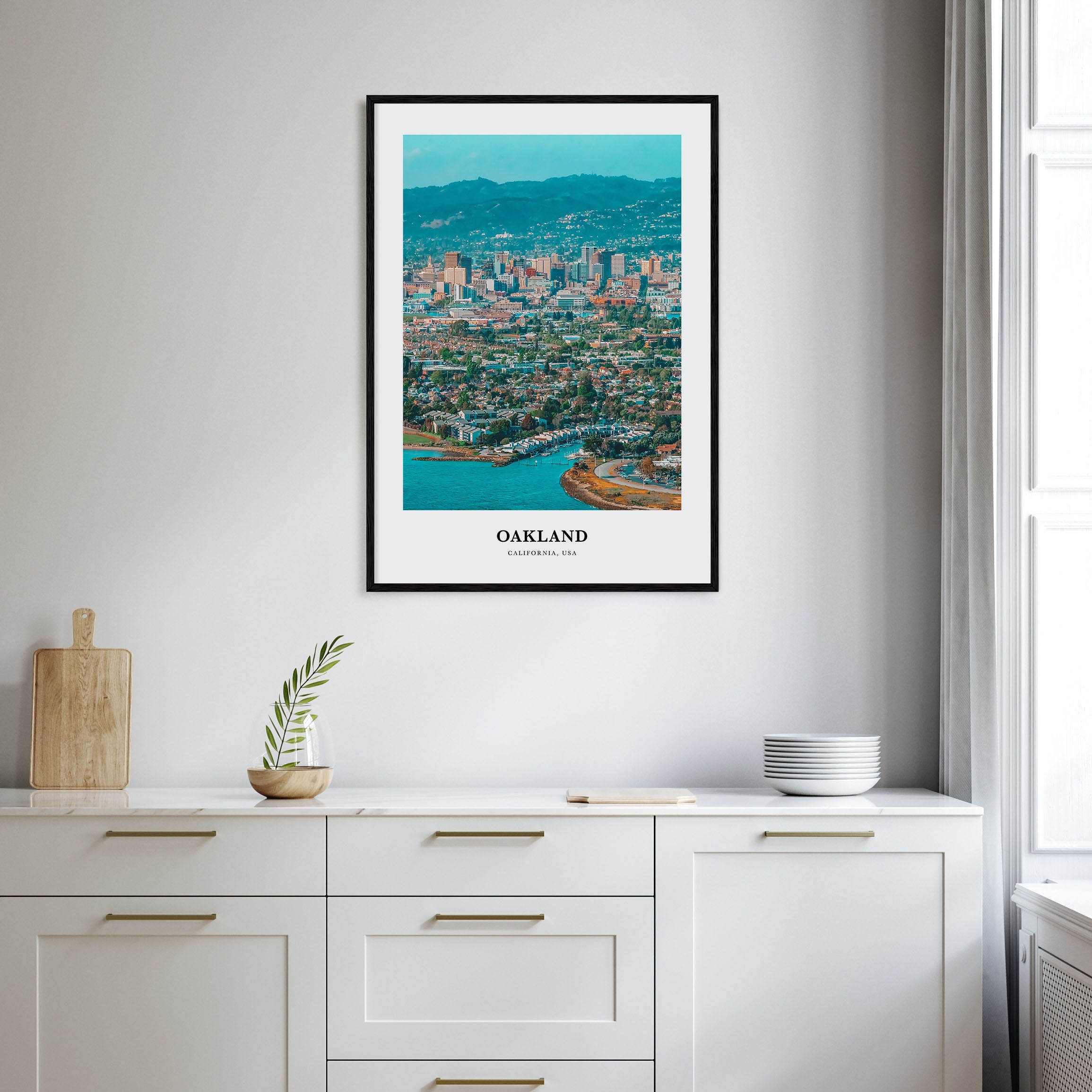 Oakland Portrait Color Poster