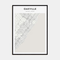 Oakville Map Portrait Poster