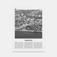 Oakville Travel B&W Poster