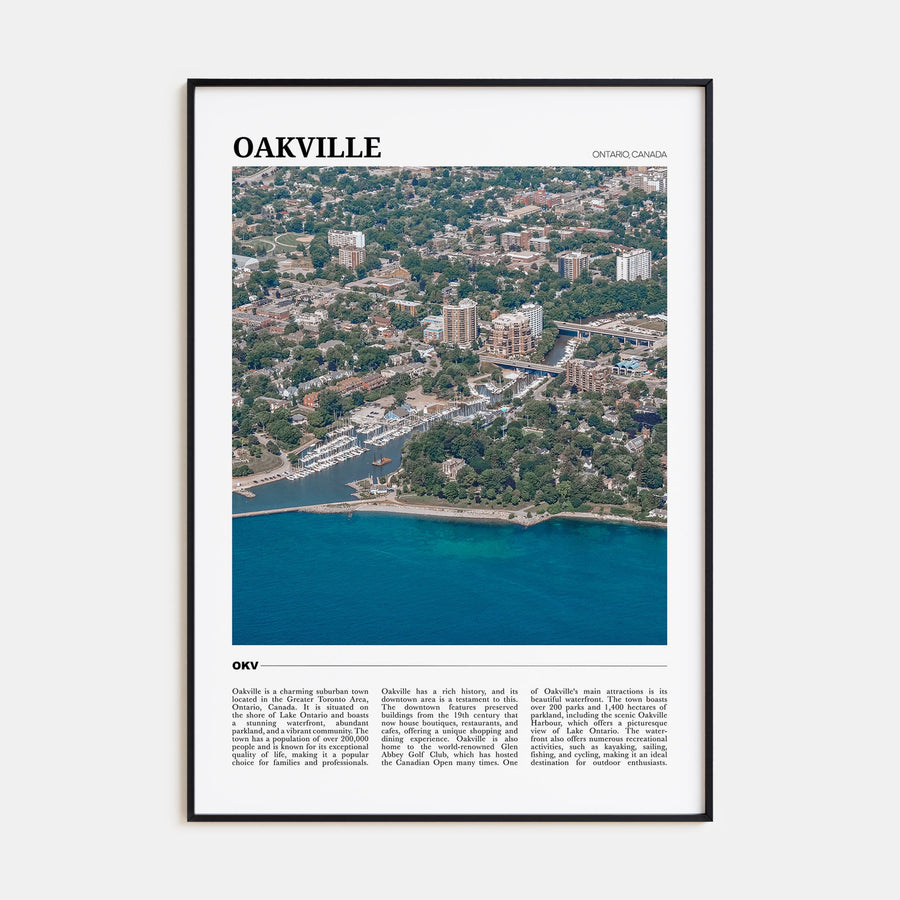 Oakville Travel Color Poster