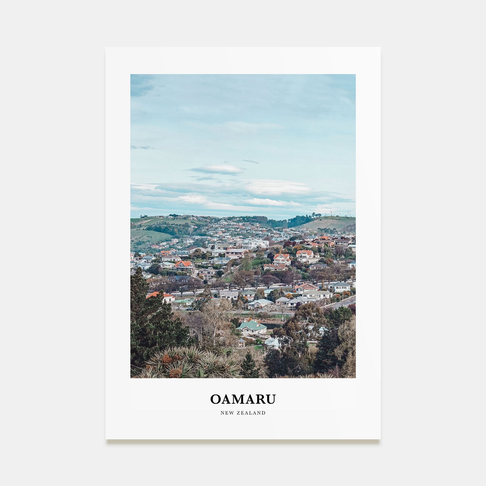 Oamaru Portrait Color Poster