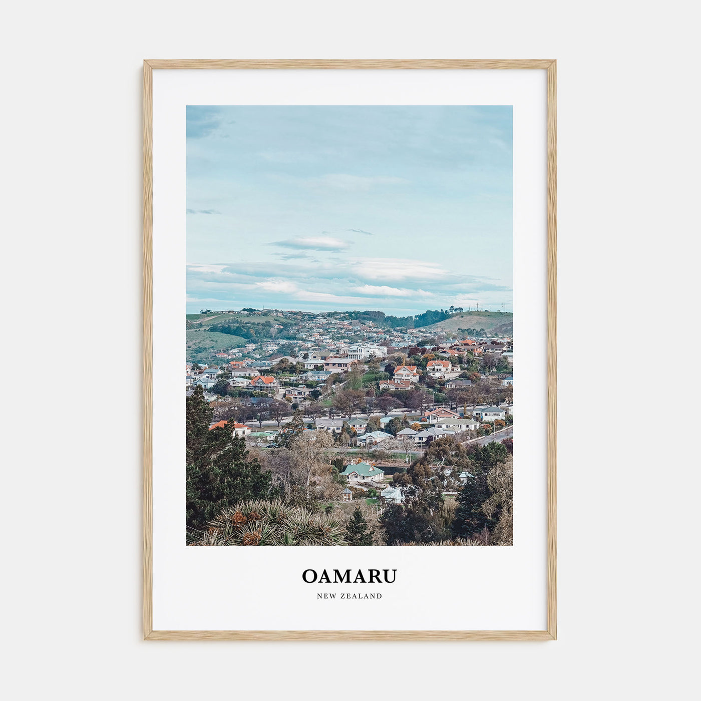 Oamaru Portrait Color Poster
