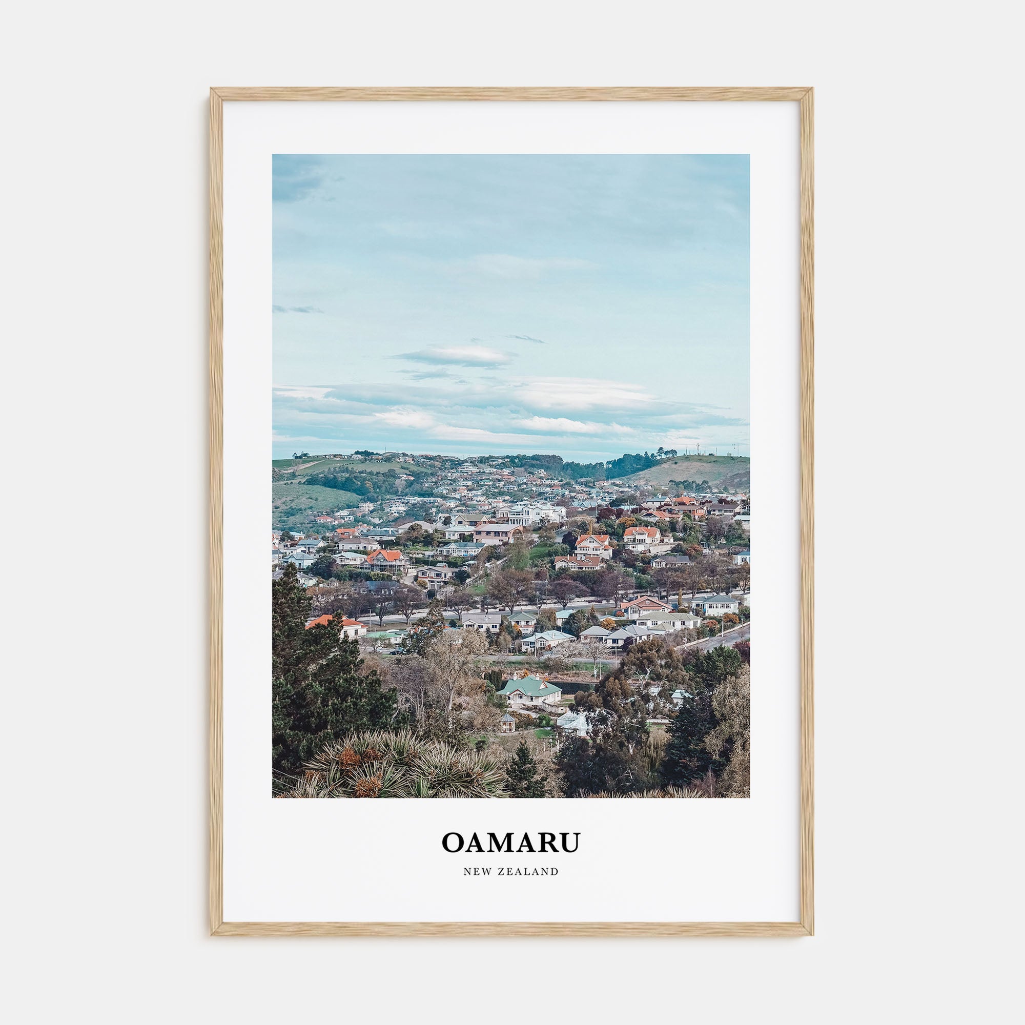 Oamaru Portrait Color Poster