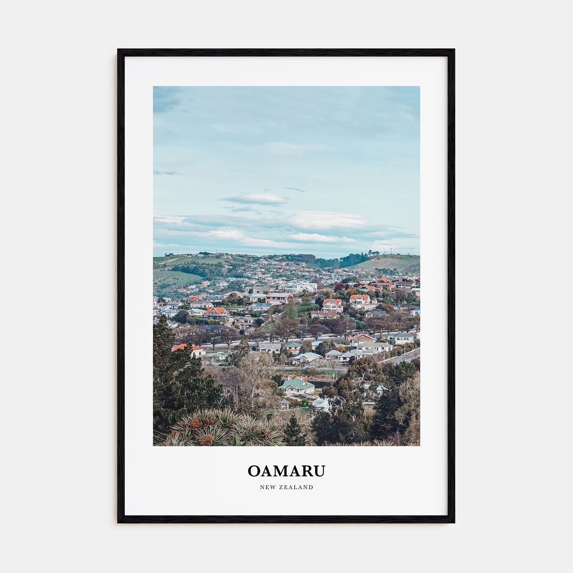 Oamaru Portrait Color Poster