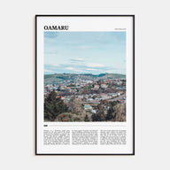 Oamaru Travel Color Poster