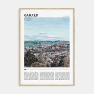 Oamaru Travel Color Poster