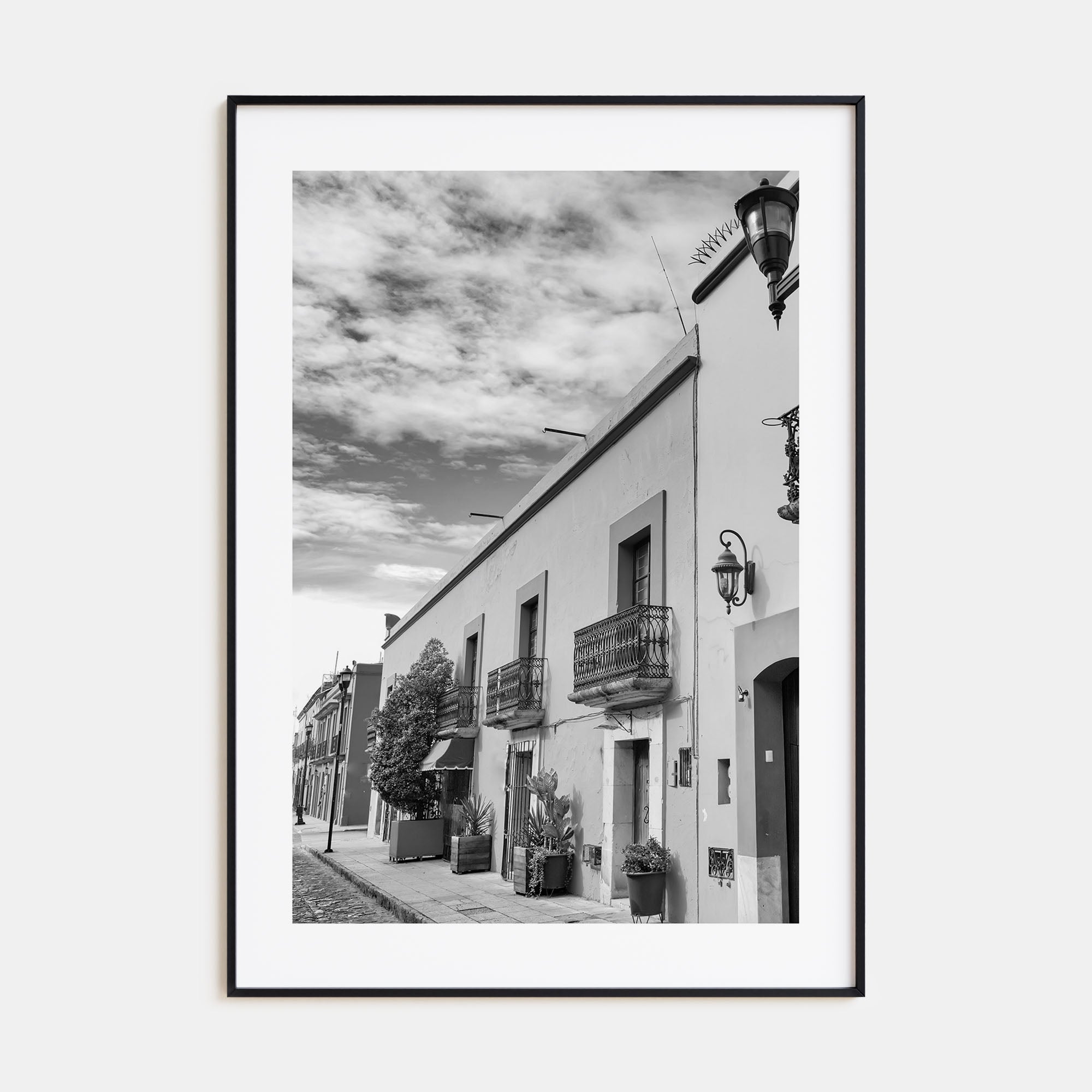 Oaxaca de Juárez Photo B&W Poster