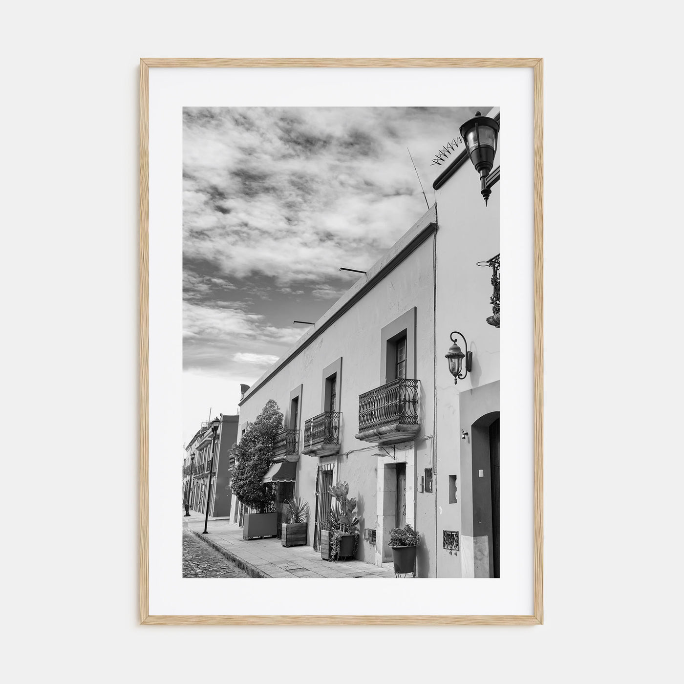 Oaxaca de Juárez Photo B&W Poster