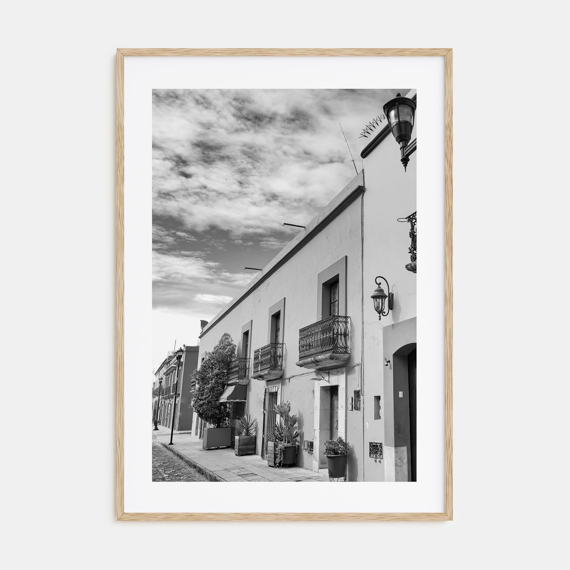 Oaxaca de Juárez Photo B&W Poster