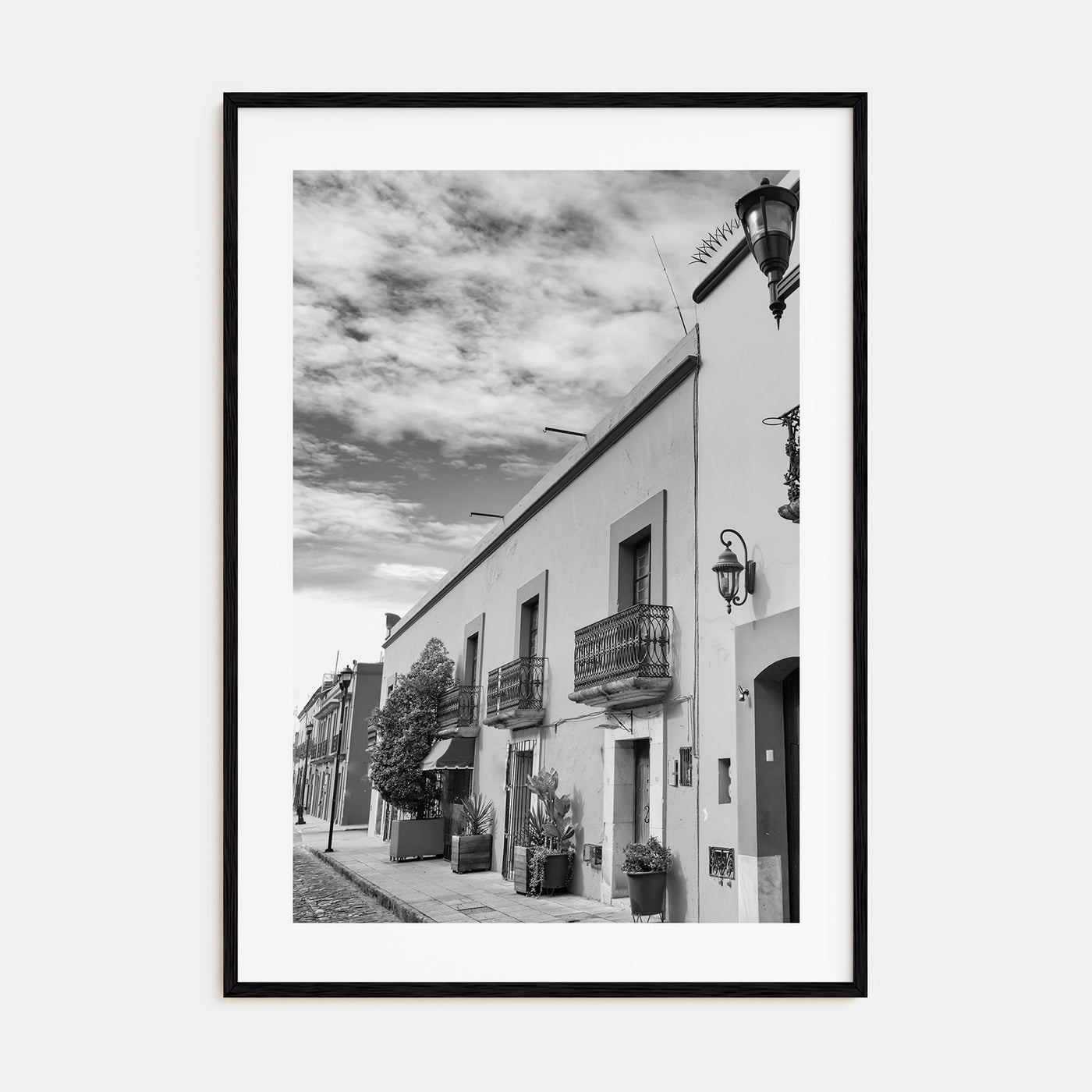 Oaxaca de Juárez Photo B&W Poster