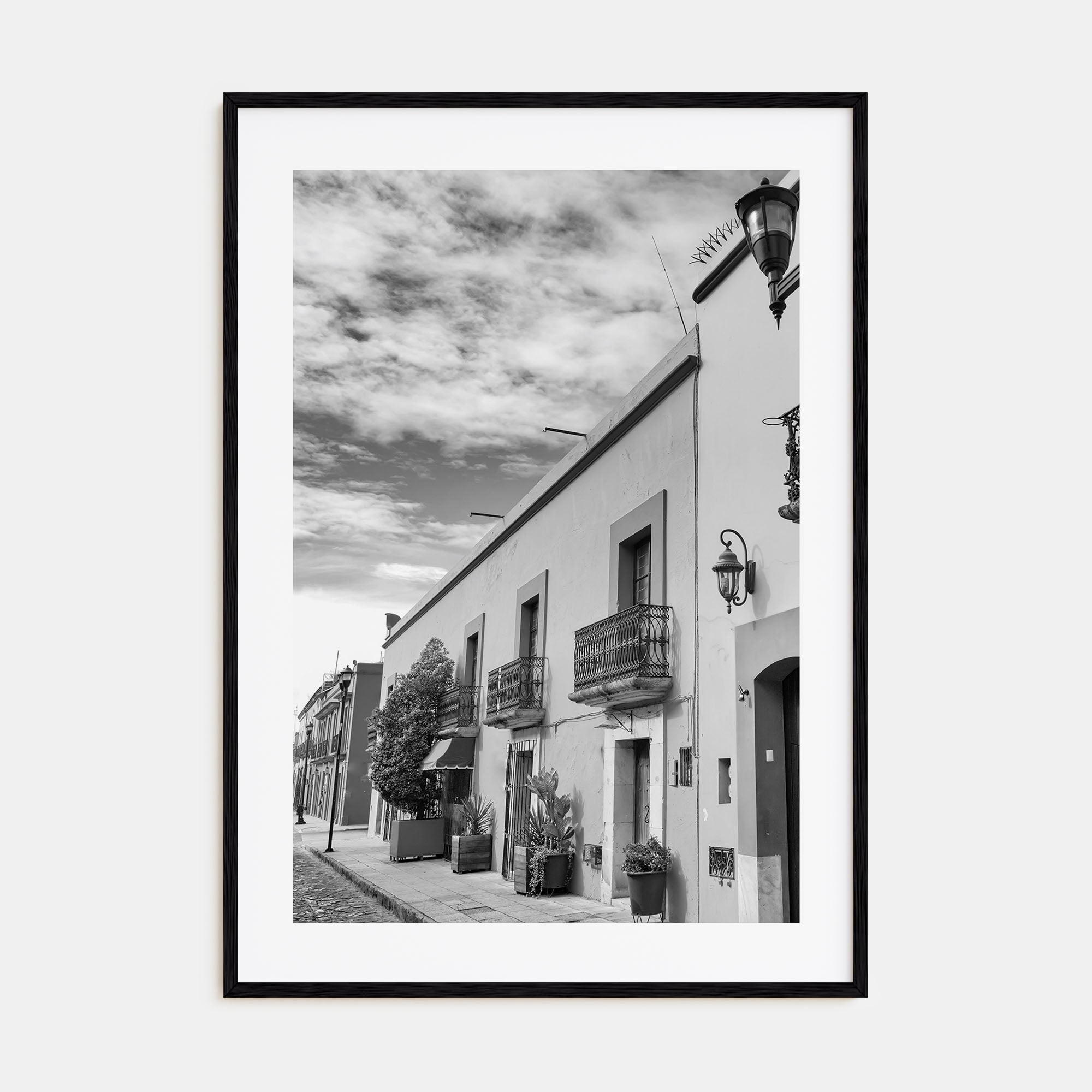 Oaxaca de Juárez Photo B&W Poster