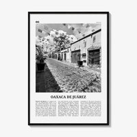 Oaxaca De Juarez Print Black and White, Oaxaca Wall Art, Oaxaca Poster, Oaxaca Photo, Oaxaca Wall Decor, Mexico, Oaxaca de Juarez