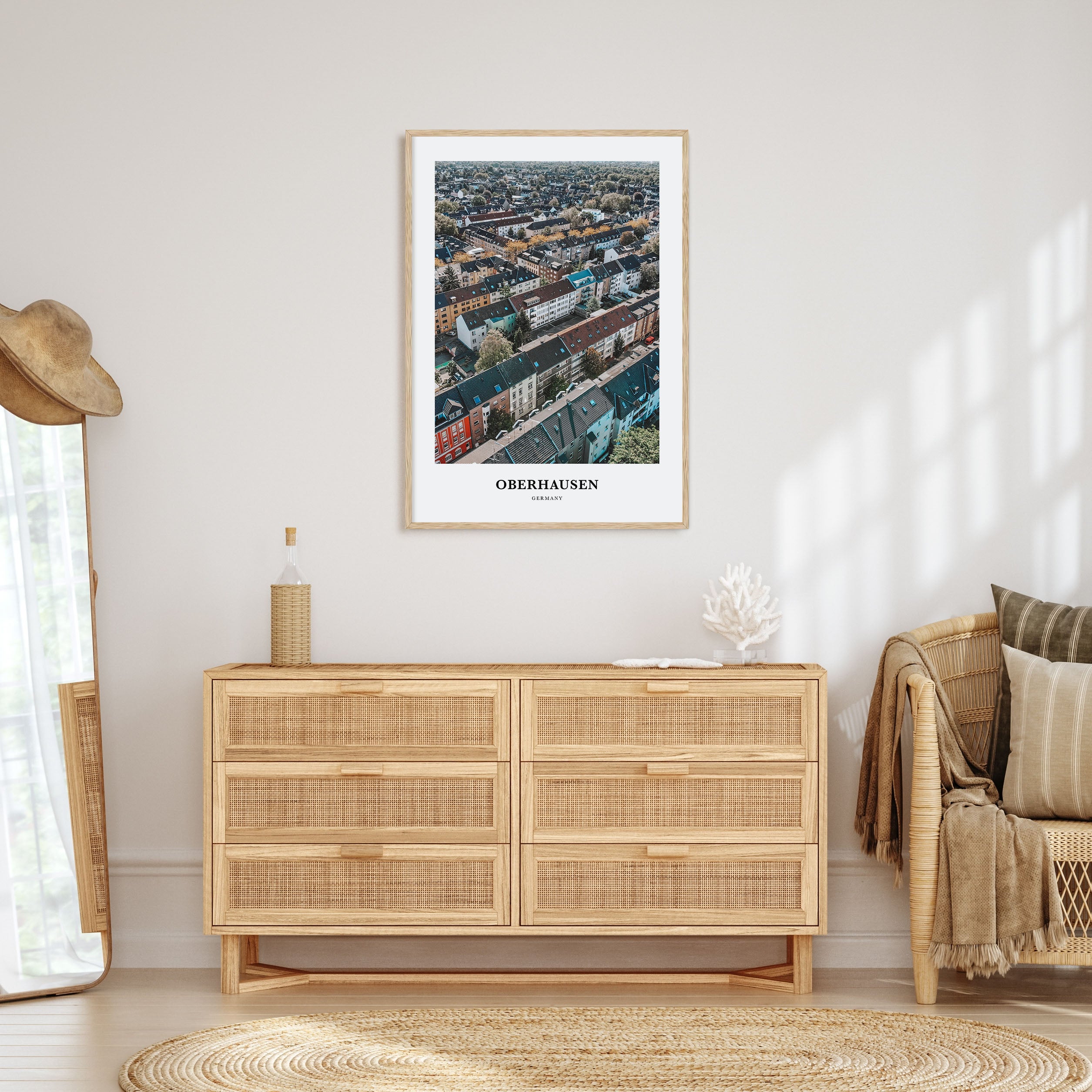 Oberhausen Portrait Color Poster