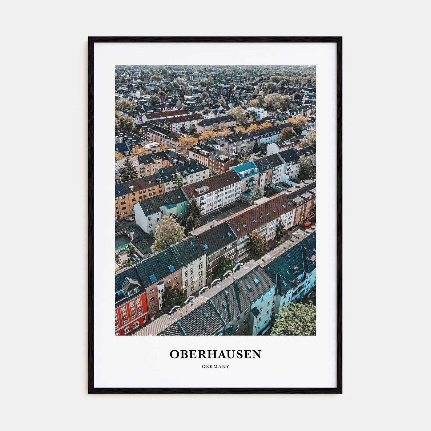 Oberhausen Portrait Color Poster