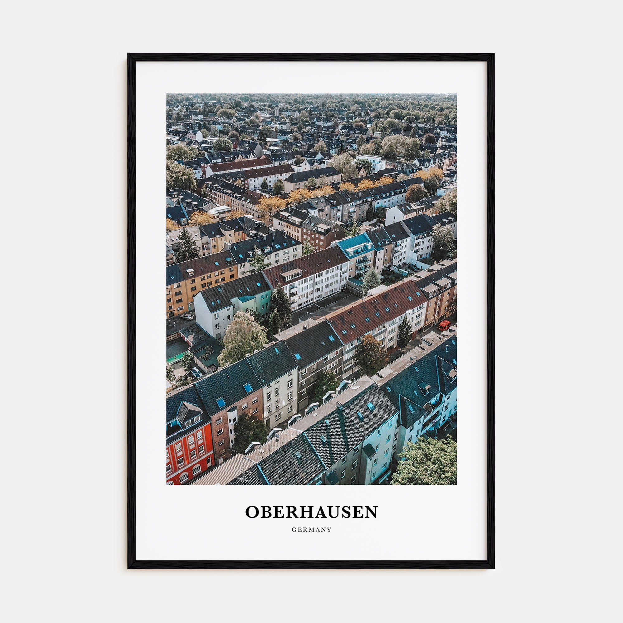 Oberhausen Portrait Color Poster