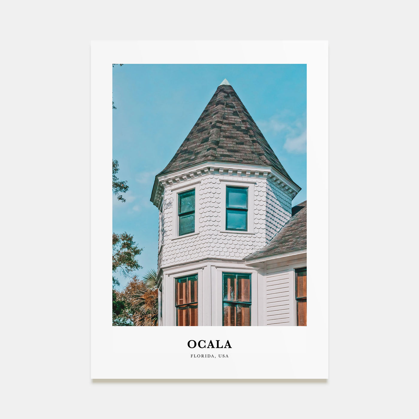 Ocala Portrait Color Poster
