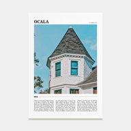 Ocala Travel Color Poster