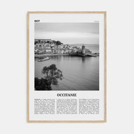 Occitanie Travel B&W Poster